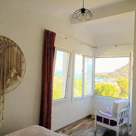 With Private Pool And Unique Sea View In Villa Cesme